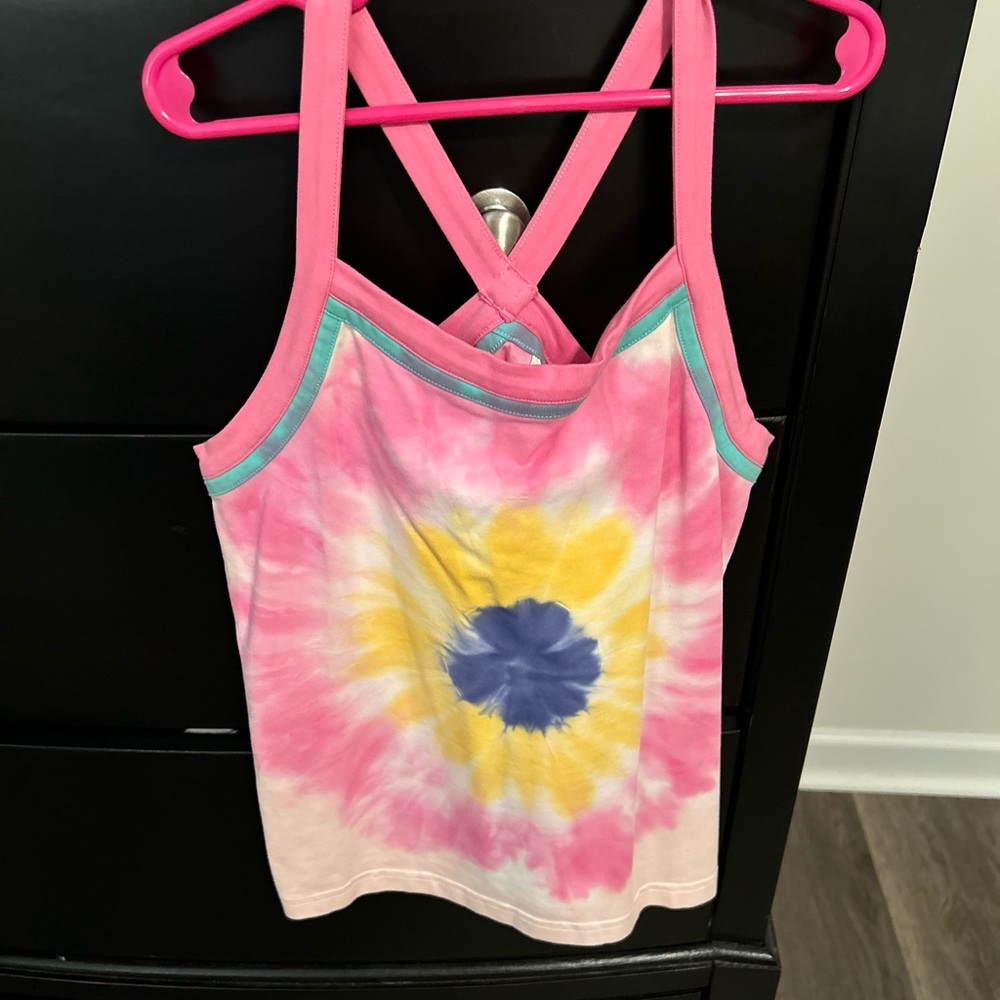 Matilda Jane Pink Tie-Dye Size 8 Tank Top NWOT